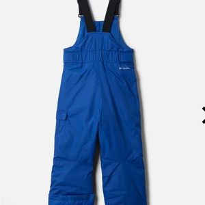 Columbia Blue Insulated Overalls for Snow